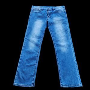 Genes Shop Bowery Slim Fit Denim Jeans Mens 34 x 30 Casual Everyday Simple